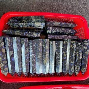 Tour de cristal de guérison en gros Que Sera, obélisque en <span class=keywords><strong>glaucophane</strong></span> bleu naturel pour la guérison énergétique, cadeau spirituel - Product Image 6