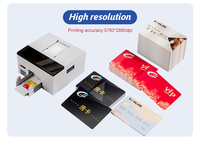 Machine d'impression numérique automatique de cartes PVC KCMY LC LM couleur pour cartes d'identité, de membre et de portrait VIP