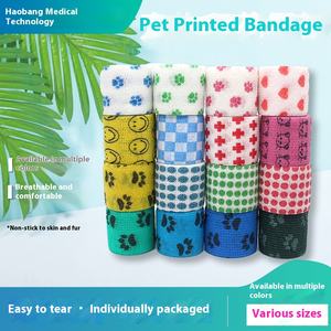 Venta al por mayor <span class=keywords><strong>de</strong></span> fábrica, soporte <span class=keywords><strong>de</strong></span> tobillo elástico autoadhesivo no tejido, vendaje <span class=keywords><strong>de</strong></span> dedo estampado <span class=keywords><strong>para</strong></span> mascotas <span class=keywords><strong>para</strong></span> perros, Protección deportiva - Product Image 2