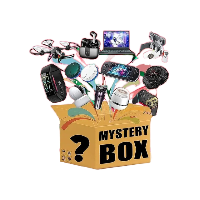 High Quality Lucky Mystery Box Electronics 3C Novelty Thanksgiving Christmas LED TWS Earphones & Noise Cancelling Headphones