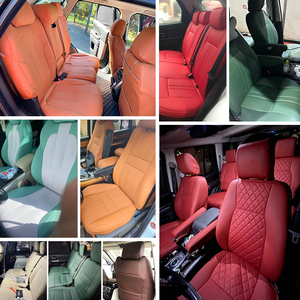 Fundas de Asiento de Cuero de Lujo, Hechas a Medida para Land Rover Range Rover <span class=keywords><strong>Velar</strong></span> Evoque Sport Discovery 3 4 5 Defender - Product Image 3