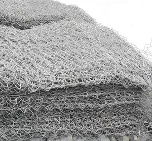 גדר בטיחות מגולוונת משושה ארוגה, עמידה וידידותית לסביבה, רשת הגנה בגובה 6 רגל לכלובי אבן, מוצר מבוקש. - Product Image 1