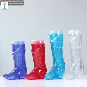 Bottes de Cowboy de Bar, tasse en plastique PVC, botte à bière avec poignée