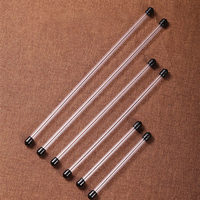 Tube à encens transparent en acrylique PVC, tube à encens en fil, tube à encens en fil de 1 gramme, échantillon de tube à encens, vente en gros d'usine 56H