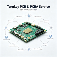 Service clé en main d'assemblage de circuits imprimés (PCB) et de cartes électroniques assemblées (PCBA) de qualité automobile pour unités de contrôle de véhicules à énergie nouvelle