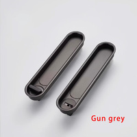 Serrure de porte coulissante push-pull de nouveau style avec poignée de poche pour accessoires de porte et de fenêtre