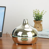 300ml USB Argent Placage Ultrasonique Aroma Humidificateur Diffuseur Aromathérapie Machine Diffuseur de Parfum