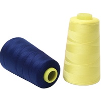 Yüksek Dayanımlı %100 Polyester Bağlantılı İplik Manja Tex 45 Tex 70 40s 2 Dikiş İpliği Kesim Giysi Düzeltme İçin
