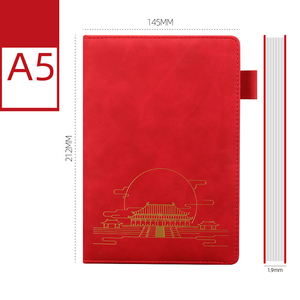 Venta al por mayor a4 pu cuero plata estampado diario venta al por mayor botón de metal plata edgestationerycustom impreso - Product Image 4