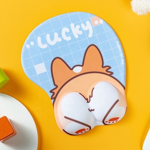 Alfombrillas de Ratón con Reposamuñecas de Silicona 3D Antideslizantes, con Diseño Personalizado de Anime y Dibujos Animados, para Oficina, MOQ Bajo - Product Image 2