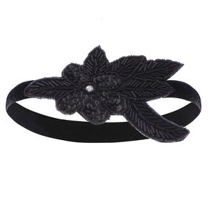 Vintage1920s accesorios <span class=keywords><strong>para</strong></span> el cabello con cuentas <span class=keywords><strong>para</strong></span> vestido de novia Gatsby flores bandas <span class=keywords><strong>para</strong></span> el cabello <span class=keywords><strong>para</strong></span> mujer original hecho a mano - Product Image 5