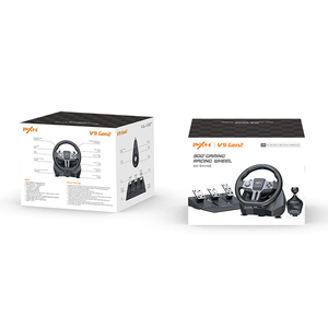 Volant de course universel V900 GEN2 pour simulateur de voiture, 270/900 degrés, avec pédales pour PS3, PS4, <span class=keywords><strong>Xbox</strong></span> <span class=keywords><strong>One</strong></span>, Series X/S, Switch (vente en gros) - Product Image 6