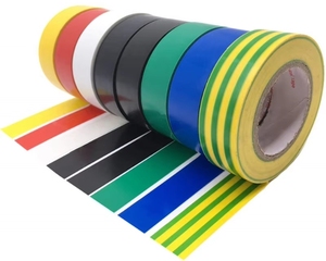 <span class=keywords><strong>Cinta</strong></span> <span class=keywords><strong>Aislante</strong></span> Eléctrica de PVC Resistente al Calor, Colorida, con Adhesivo Termofusible, <span class=keywords><strong>para</strong></span> Advertencia Industrial - Product Image 2
