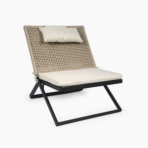 Muebles de Jardín de Aluminio Resistentes a los Rayos UV, Tumbona Duradera para Exteriores, para Patios, Parques, Hoteles, Villas y Escuelas - Product Image 1