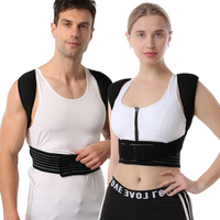 Ceinture de redressement de la posture réglable pour le dos et les épaules, soutien dorsal, correcteur de posture pour hommes et femmes, fourni par l'usine