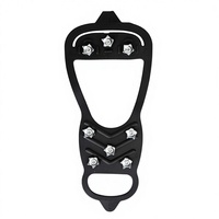 Crampons à glace à 8 pointes, antidérapants, pour l'hiver, fabriqués directement en usine, pour la neige et la glace