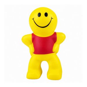 Jouet anti-stress personnalisé en forme de visage souriant, en mousse PU souple, pour événements de bien-être des employés - Product Image 4