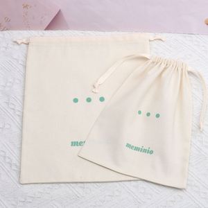 Sacs de shopping anti-poussière pour chaussures à double cordon avec logo personnalisé, en coton mousseline recyclé, pochette à cordon, tailles personnalisables et recyclables - Product Image 5