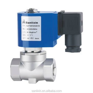 Válvula Solenoide de Acero Inoxidable Sanlixin SLP Serie 2/2 Vías, Operada por Piloto, Tamaño de Puerto de <span class=keywords><strong>3</strong></span>/8\"-2\", para Agua/Gas, Temperatura Media - Product Image 3