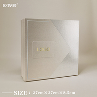 Coffret cadeau d'affaires comprenant une boîte cadeau, une clé USB, une batterie externe, un carnet, un stylo et un logo personnalisé haut de gamme pour les clients