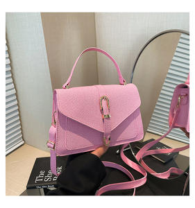Wholesale Ladies Fashion <b>Handbags</b> 2025 New Square Design ZIP Single Strap Shoulder Bag Solid Color Bags for Women <b>Summer</b> Winter - Product Image 4