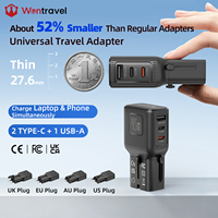 Chargeur international Wontravel GaN 3 ports 45W, un adaptateur de voyage universel indispensable