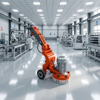 Talocheuse à béton diesel intelligente avec poignée ergonomique pour une finition rapide des sols sur les chantiers commerciaux