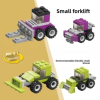 Xingle – Nouveaux ensembles de blocs de construction de voitures 6-en-1, modèles créatifs à assembler soi-même, jouet en plastique ABS 1:64, en boîte, 12 pièces, unisexe, pour les 5-7 ans et plus
