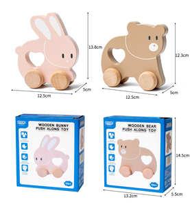 Mainan Dorong Kayu Alami Desain Khusus OEM COMMIKI, <span class=keywords><strong>Mini</strong></span> <span class=keywords><strong>Walker</strong></span> Koordinasi Tangan, Mainan Merangkak Bayi, Mainan Pertama untuk Belajar Berjalan - Product Image 6