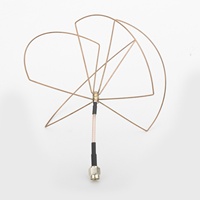 Antenne FPV Cloverleaf 1,2 GHz 2,4 GHz à polarisation circulaire, omnidirectionnelle à trois ou quatre pales, longue portée pour drone FPV, VTX, lunettes FPV