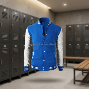 Blouson universitaire unisexe personnalisé taille US, vente en gros, blousons vierges à motif 3D, antibactérien, respirant, en maille/polyester, grandes tailles - Product Image 5