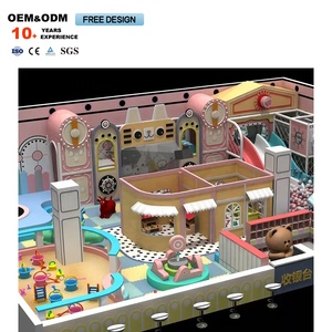 Parque Infantil Interior con Temática de Dulces Rosados para Niños, Diversión Interactiva para Padres e Hijos, Equipo de Parque de Aventuras Directo de Fábrica - Product Image 6