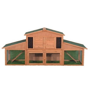 Deluxe ahşap tavşan kafesi büyük kafes ahşap tavuk ev endüstriyel tavuk kümesi doğrudan yeni - Product Image 1