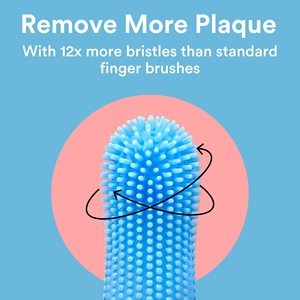 Cepillo de Dientes Ecológico para Perros, Cepillo de Dientes de Dedo para Mascotas Pequeñas y Grandes, para la Limpieza Dental de Perros - Product Image 2