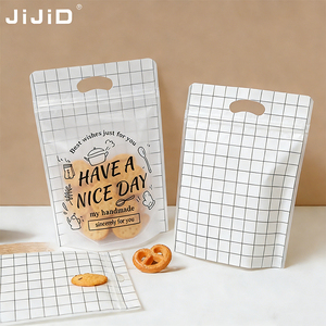 Sacs en plastique PE transparents personnalisés de qualité alimentaire, refermables avec fermeture éclair, <span class=keywords><strong>pour</strong></span> l'emballage d'aliments <span class=keywords><strong>pour</strong></span> bébés, d'aliments <span class=keywords><strong>pour</strong></span> animaux, de biscuits et de chewing-gums - Product Image 1