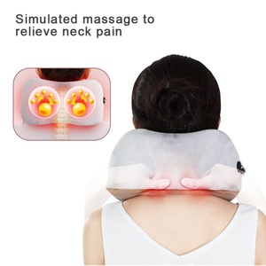 Portable Vertebra Massager Waist <b>Back</b> Kneading Instrument Household Protector Neck Trapezius Relief Neck Massager Pillow - Product Image 2