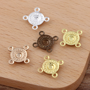 铜花件 5色 8毫米 四孔 威尔海姆 (09069) - Product Image 2