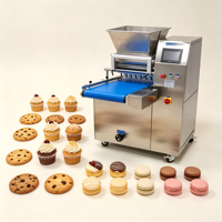 Machine à déposer des biscuits à double trémie, double couleur, avec motifs personnalisés, machine automatique de fabrication de biscuits