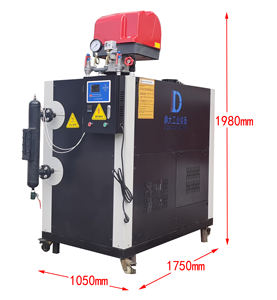 מחולל כוח קיטור אנכי חדש 300 ק""ג מנוע קיטור מופעל על גז לשימוש תעשייתי עבור מלונות מסעדות חוות - Product Image 3