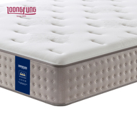 LOONGFUNG Rollbare Hybrid-Matratze 10/12 Zoll Gel-Memoryschaum Taschenfederkern für Apartments & Vermietungen Großhandel Niedriger MOQ 20 Stück OEM/ODM
