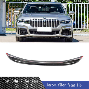 LANNER BMW Serie 7 M-TECH G11/G12 Labio de Parachoques Delantero de Fibra de Carbono 2019 Acabado Brillante Instalación con Pegamento/Tornillos - Product Image 1