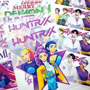 カスタムDTF熱転写ステッカー、すぐにプレスできるギャングシート、Tシャツデカール、熱プレス転写プリントステッカー（衣類用） - Product Image 3