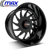 Jantes forgées en alliage d'aluminium poli 24x14 8x6.5 28x16 24x16 30x16 8x170 8x180 pour Ford F150 F-250 Dodge Ram 1500 2500