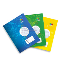 Vente chaude sur le marché africain Cahier d'exercices standard 17x22cm Gamme complète de pages Pour la distribution scolaire à Madagascar