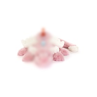 Peluche en coton biologique Jelly Cats, Dragon du Ciel et Dragon des Neiges, poupée en peluche moelleuse, rembourrage en PP, coussin lesté doux