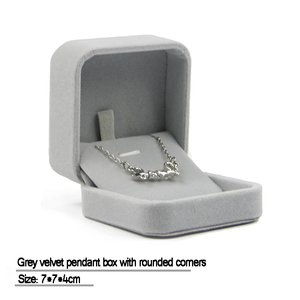 Custom logo Ring Pendant Bracelet <strong>Velvet</strong> <strong>Jewelry</strong> Box Wholesale <strong>Jewelry</strong> Organizer Gift <strong>Boxes</strong> for Jewellery - Product Image 6