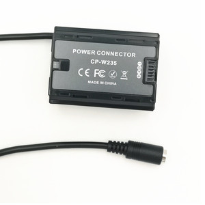 ตัวเชื่อมต่อไฟฟ้ากระแสตรง CP-W235 NP-W235 แบตเตอรี่จำลองสำหรับกล้องฟูจิฟิล์ม X-T4 <span class=keywords><strong>XT4</strong></span> GFX100S,X-H2S,GFX50SII - Product Image 4