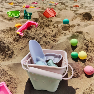 Juego de agua al aire libre de verano, animales de silicona suave, Cubo de playa <span class=keywords><strong>y</strong></span> pala, juguete de <span class=keywords><strong>arena</strong></span> para padres, niños, bebés - Product Image 3