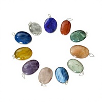 Boule ovale en pierre précieuse, faite à la main, toucher réel, pierres semi-précieuses polies, Feng Shui, guérison des chakras, objet d'art, nouvelle pierre de collection