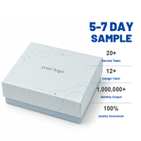 Coffret cadeau deux pièces imprimé sur papier d'art texturé, luxueux, recyclable, avec doublure intérieure pour parfums et aromathérapie